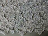 Polyester Rayon Beaded Lace