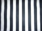 Fashionista Cotton Sateen - Black & White Stripes